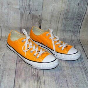 CONVERSE Chuck Taylor All Star OX Seasonal Color Orange Sneakers Womens Size 9